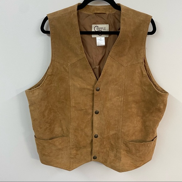 Cripple Creek Suede Leather Western Vest - Picture 3 of 16